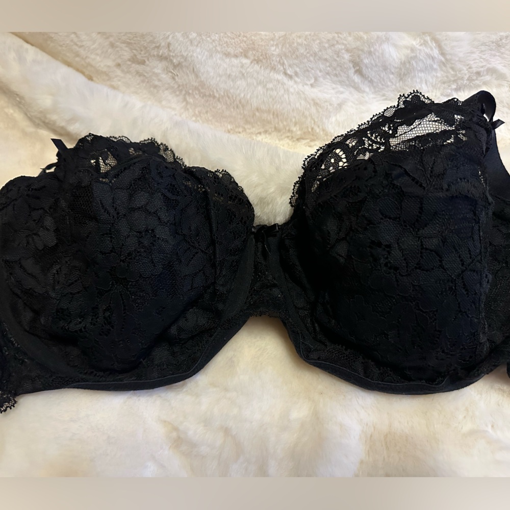 Lane Bryant Cacique Lightly Lined French Balconette Bra Size 42DD